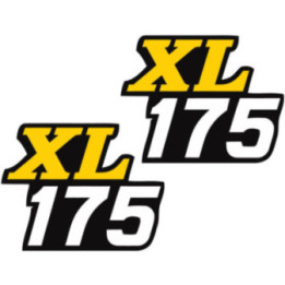 Honda XL175 Enduro Dual Sport Stickers – Vintage Motorcycle Decals (2-Pack)