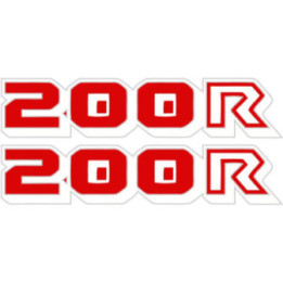 Honda XL200R Enduro Stickers – Dual Sport Off-Road Decals (2-Pack)