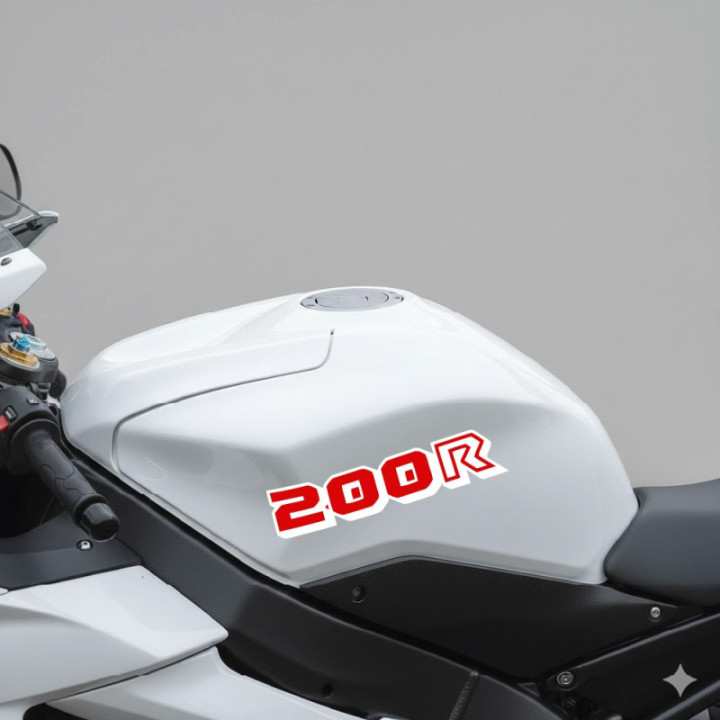 Honda XL200R Enduro Stickers – Dual Sport Off-Road Decals (2-Pack)