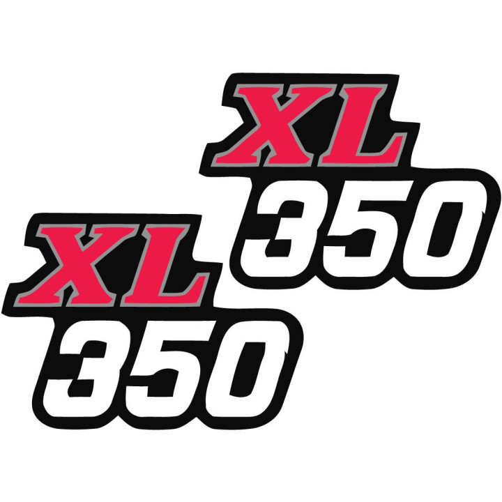 Honda XL350 Dual Sport Stickers – Trail Enduro Motorcycle Decals (2-Pack)