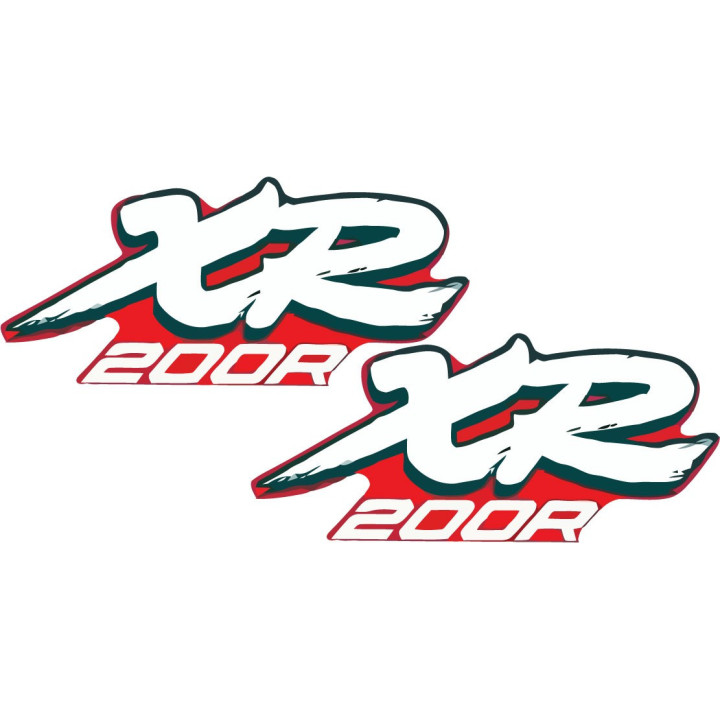 Honda Xr 200 Style 2 Stickers Decals - DecalsHouse