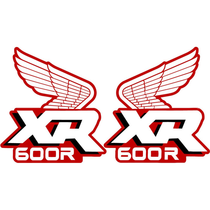 Honda XR600R Wings Stickers – Enduro Trail Bike Decals (2-Pack)