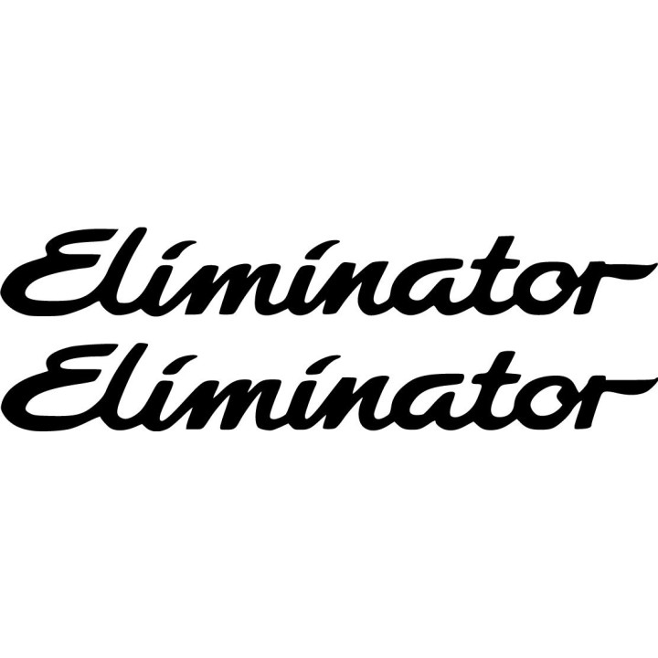 Kawasaki Eliminator Cruiser Stickers – Motorcycle Decals (2-Pack)