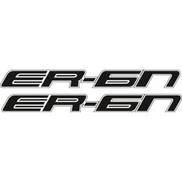 Kawasaki Er6n Die Cut Style 3 Stickers Decals - DecalsHouse