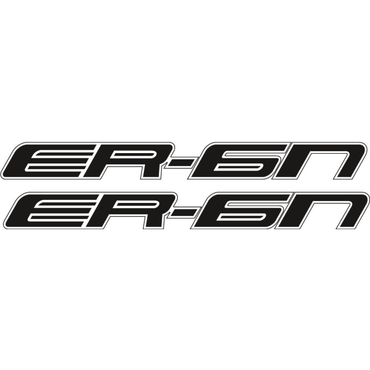 Kawasaki Er6n Die Cut Style 3 Stickers Decals - DecalsHouse