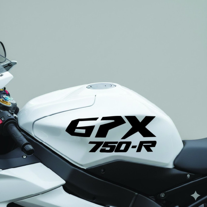 Kawasaki Gpx 750r Die Cut Style 2 Stickers Decals - DecalsHouse