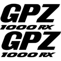 Kawasaki Gpz 1000rx Die Cut Style 2 Stickers Decals - DecalsHouse