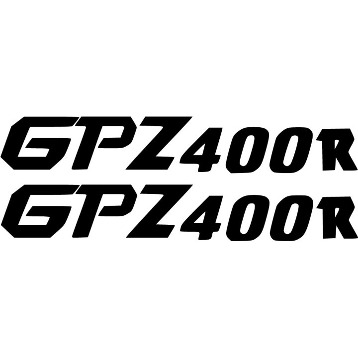 Kawasaki Gpz 400r Die Cut Stickers Decals - DecalsHouse