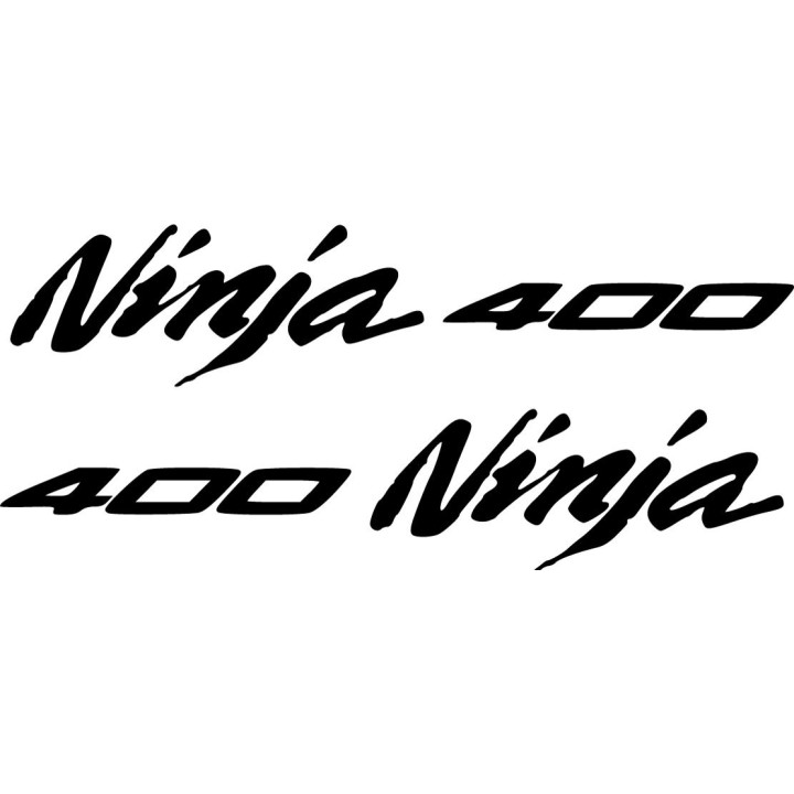 Kawasaki Ninja 400 Sportbike Stickers – Fairing Motorcycle Decals (2-Pack)