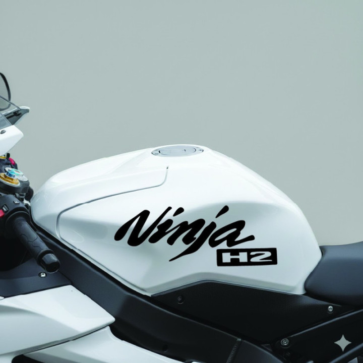 Kawasaki Ninja H2 Style 2 Stickers – Supercharged Sportbike Decals (2-Pack)