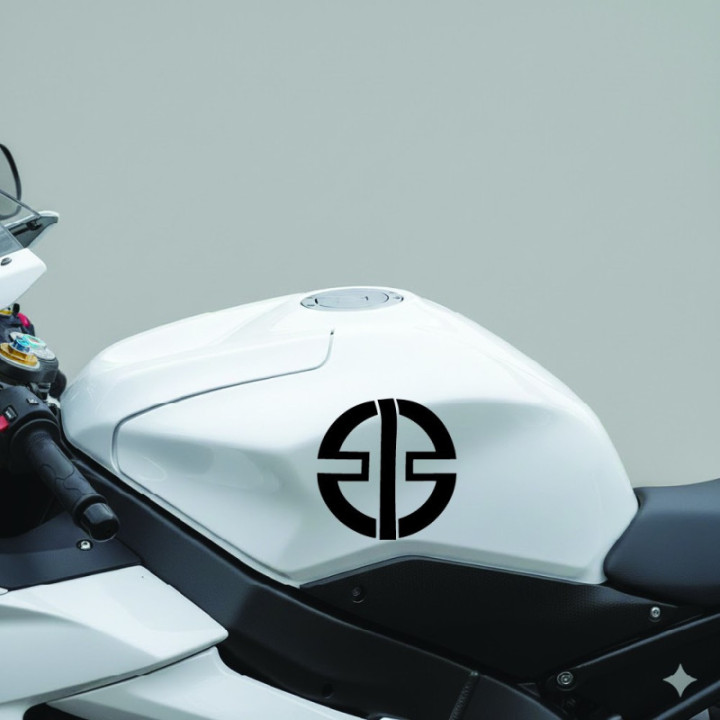 Kawasaki Ninja H2 Logo Die Cut Stickers Decals - DecalsHouse