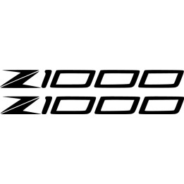 Kawasaki Z1000 Stickers - Naked Sport Bodywork Decals (2-Pack)