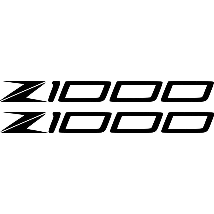 Kawasaki Z1000 Stickers - Naked Sport Bodywork Decals (2-Pack)