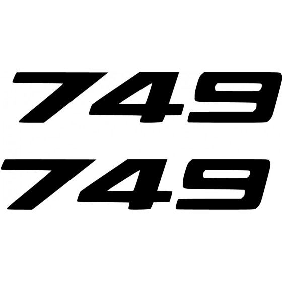 Ducati 749 Die Cut Numbers...