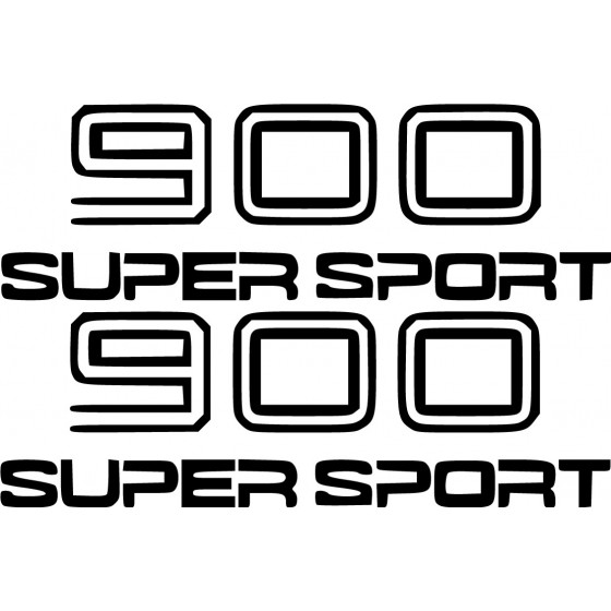 2x Ducati 900 Sport Die Cut...
