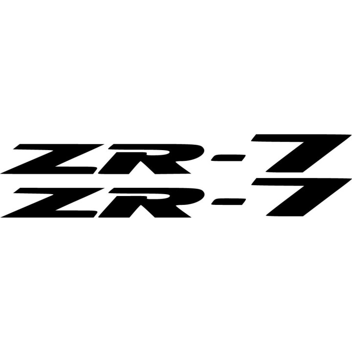 Kawasaki ZR-7 Naked Bike Stickers – ZR750 Motorcycle Decals (2-Pack)