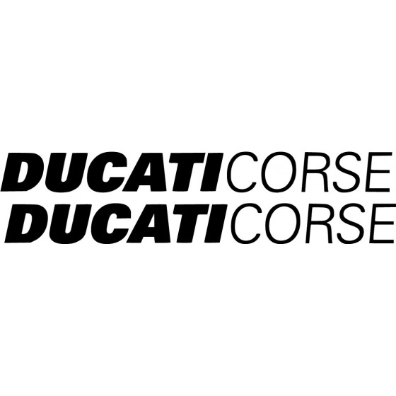 2x Ducati Corse Lettering...