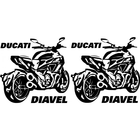 Ducati Diavel Bike Die Cut...