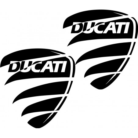 Ducati Logo Die Cut Style 3 Stickers Decals - DecalsHouse