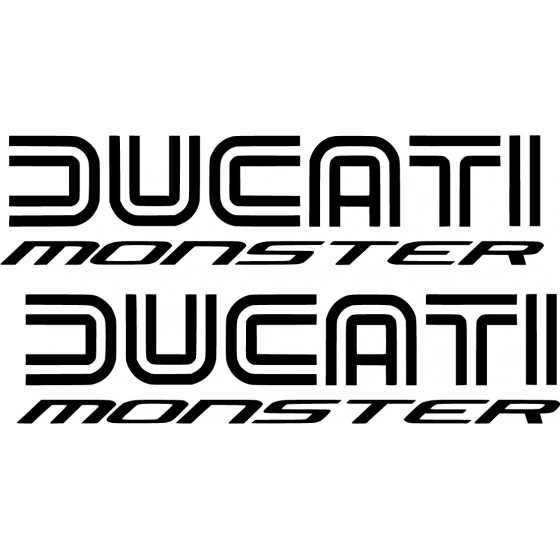 2x Ducati Monster Die Cut...