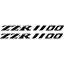 Kawasaki Zzr 1100 Die Cut 2 Stickers Decals - DecalsHouse