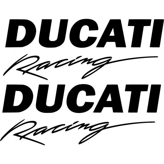 Ducati Racing Die Cut Style...