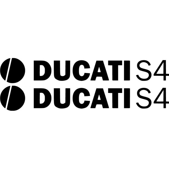 Ducati S4 Die Cut Stickers...
