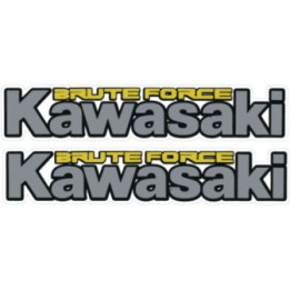 Kawasaki Brute Force Stickers – ATV Body Panel Decals (2-Pack)