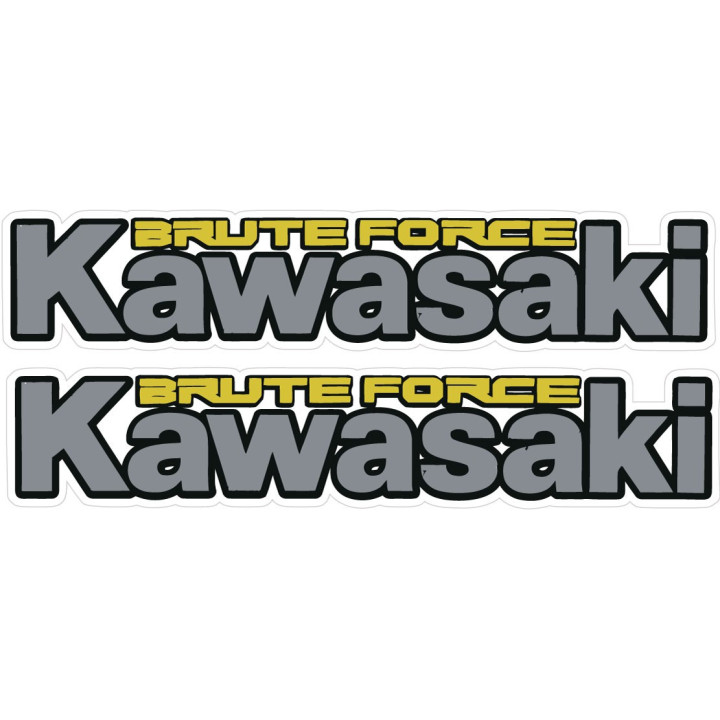 Kawasaki Brute Force Stickers – ATV Body Panel Decals (2-Pack)