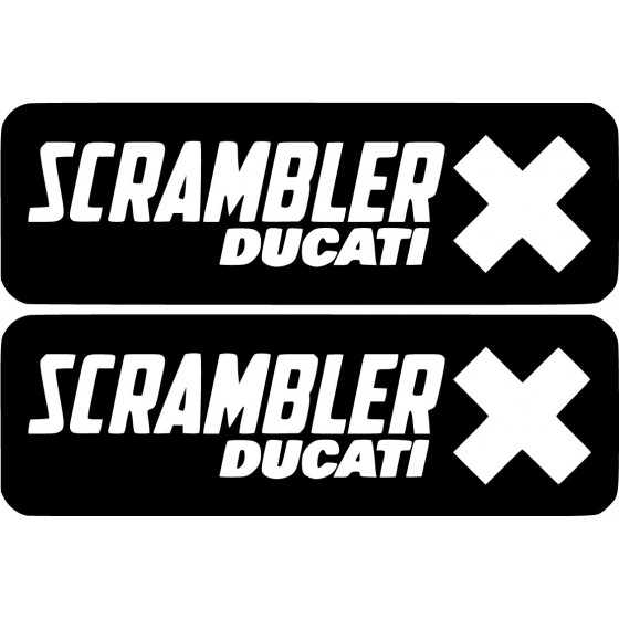 2x Ducati Scrambler Die Cut...