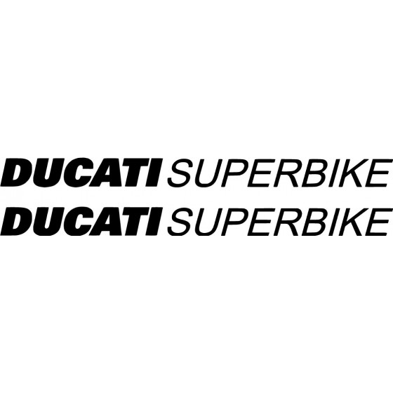 2x Ducati Superbike Die Cut...