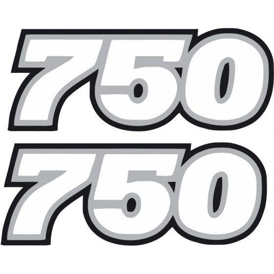 2x Ducati 750 Paso Stickers...