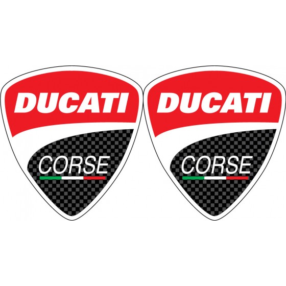 2x Ducati Corse Logo...