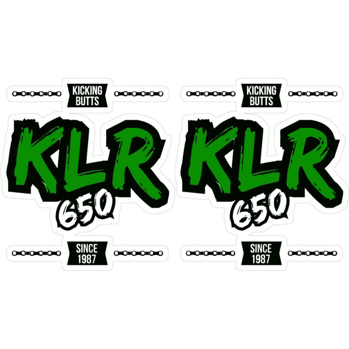 Kawasaki Klr 650 Style 6 Stickers Decals - DecalsHouse