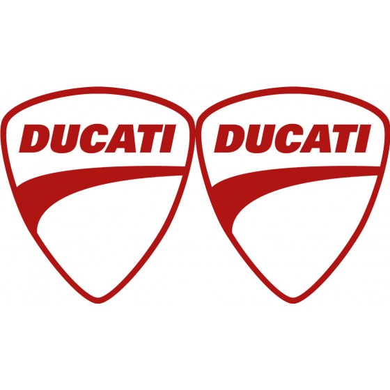 2x Ducati Logo Style 2...
