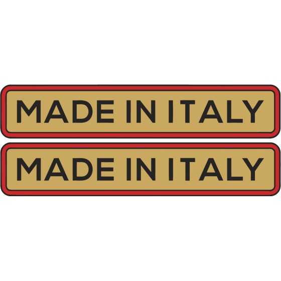2x Ducati Made In Italy...