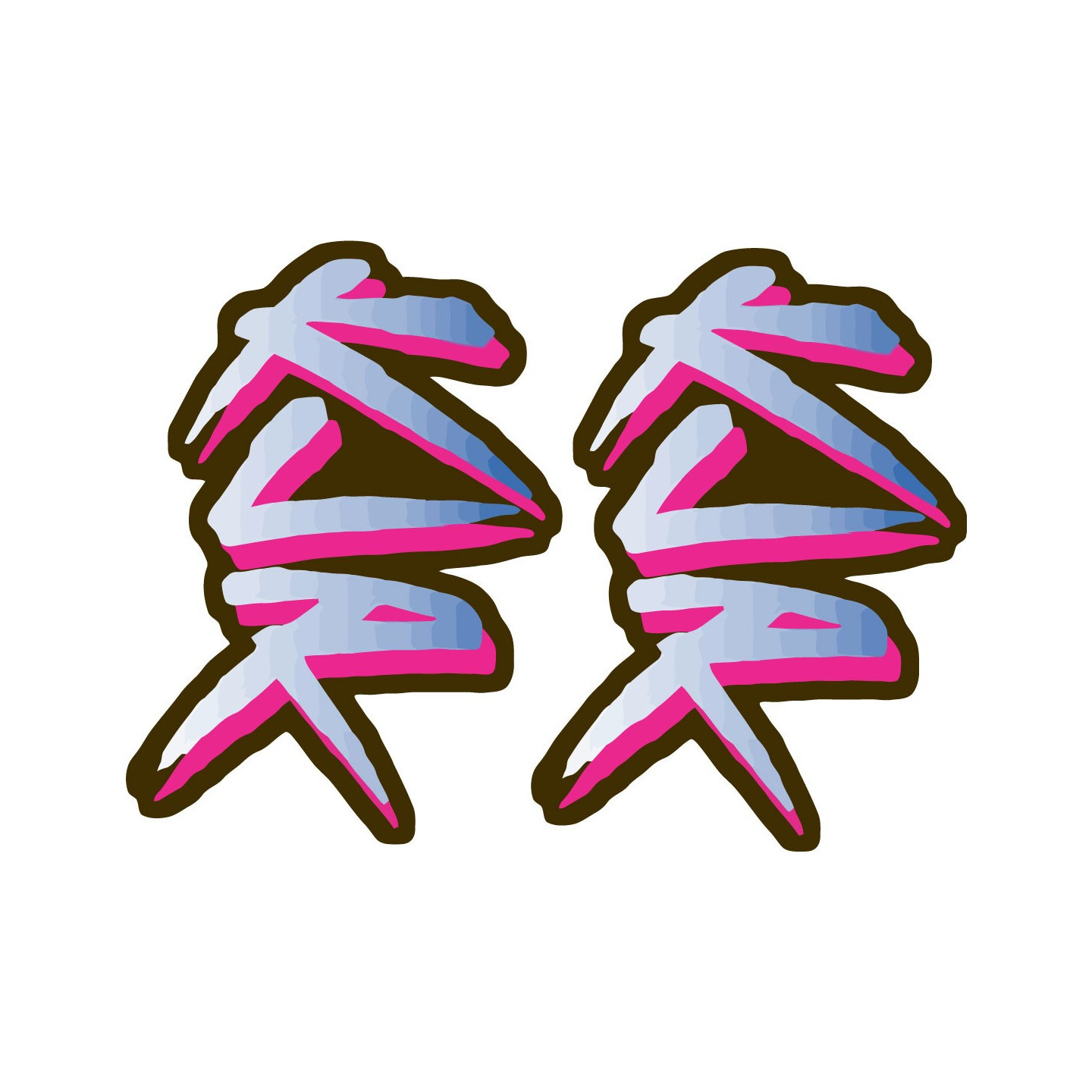 Klor Sticker Kawasaki KLR Stickers – KLR 250 KLR 650 Dual Sport Adventure Decals (2 ...