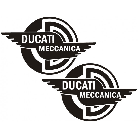 2x Ducati Meccanica Logo...