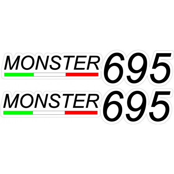 Ducati Monster 695 Stickers...