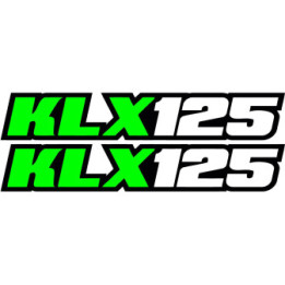 Kawasaki Klx 125 Style 2 Stickers Decals - DecalsHouse