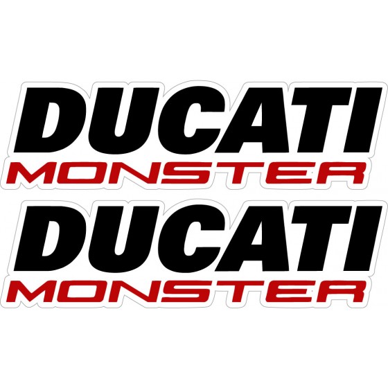2x Ducati Monster Stickers...