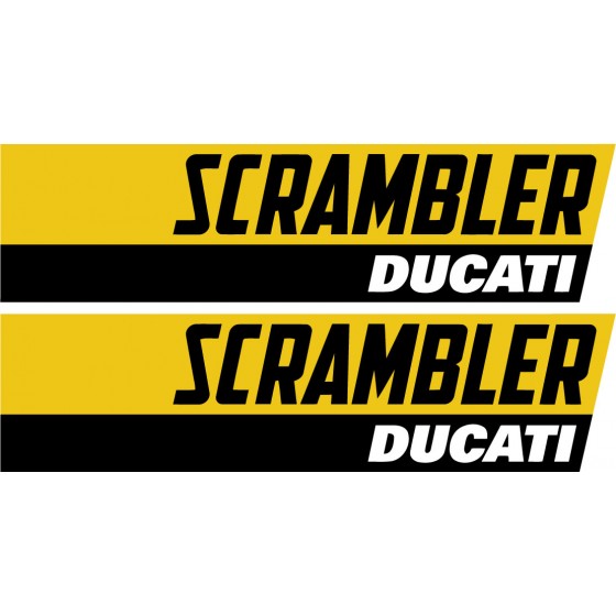 2x Ducati Scrambler Black...