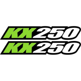 Kawasaki Kx 250 Style 2 Stickers Decals - DecalsHouse