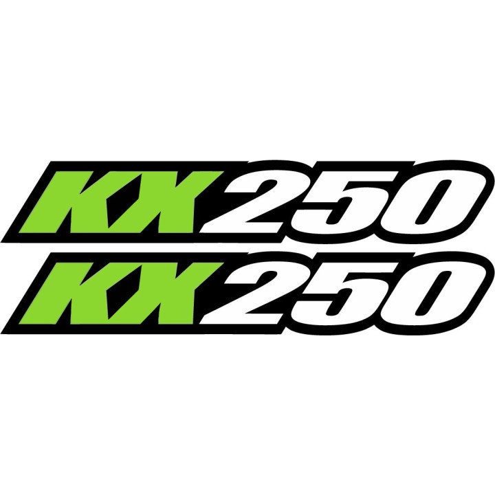 Kawasaki Kx 250 Style 2 Stickers Decals - DecalsHouse