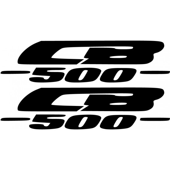 2x Honda Cb 500 Die Cut...