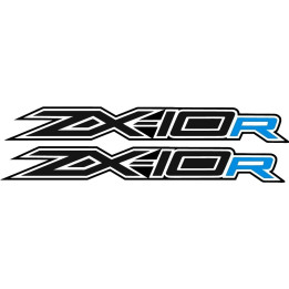 Kawasaki Ninja Zx 10r Blue Stickers Decals - DecalsHouse