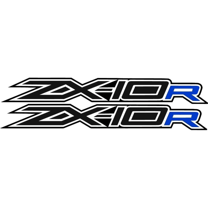 Kawasaki Ninja Zx 10r Dark Blue Stickers Decals - DecalsHouse