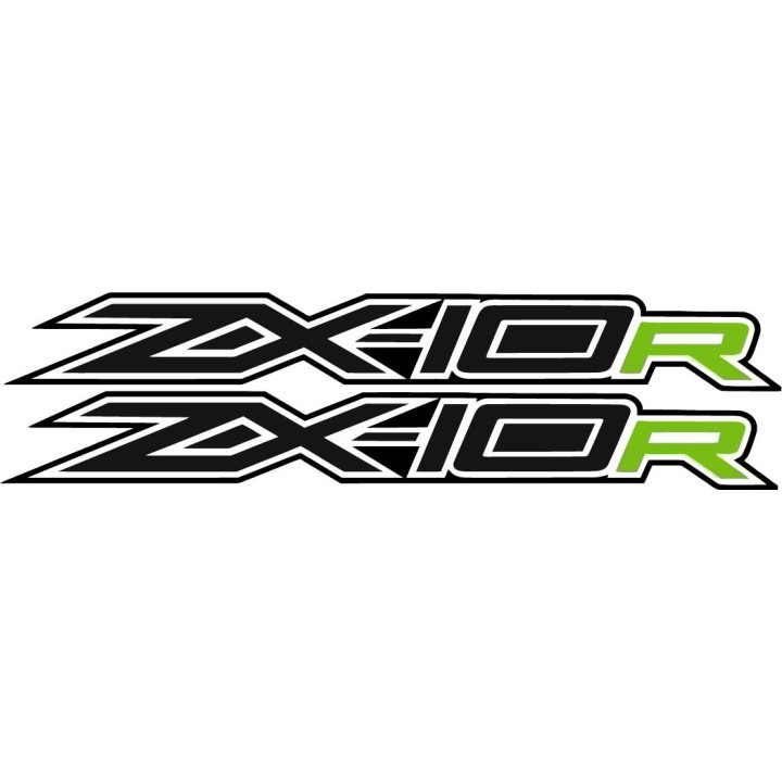 Kawasaki ZX-10R Ninja Green Stickers – Supersport Decals (2-Pack)