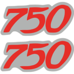 Kawasaki Vn Vulcan 750 Numbers Stickers Decals - DecalsHouse