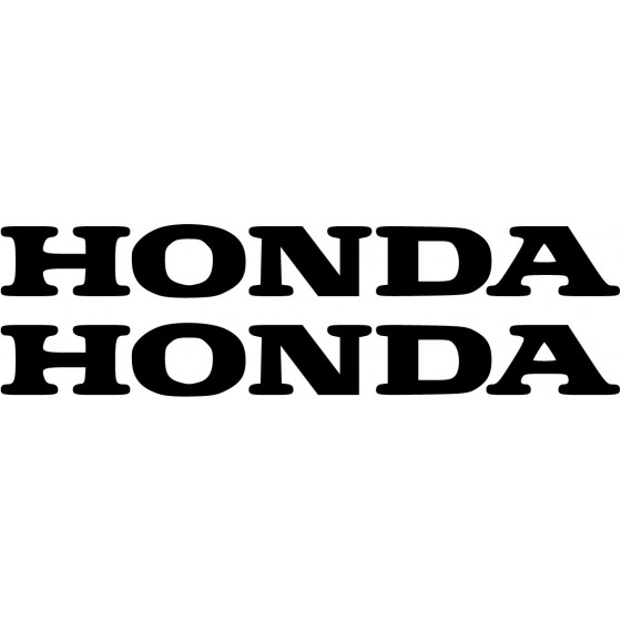 2x Honda Logo Lettering Die...